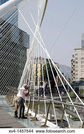 Calatrava bridge in Bilbao Biscay, Basque country, Spain View Large Photo Image Picture - Calatrava bridge in Bilbao Biscay, Basque country, Spain. Fotosearch
