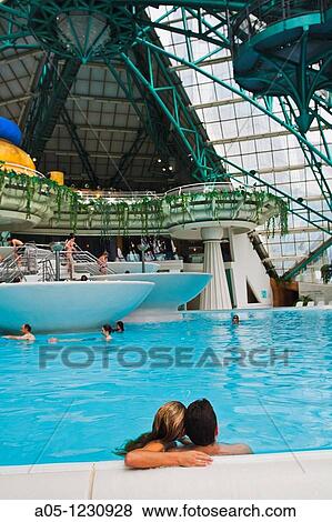 Stock Photo - Caldea Spa, Escaldes-Engordany, Andorra.. Fotosearch