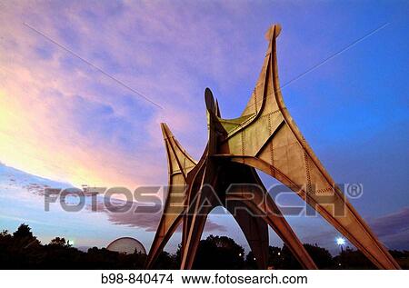 Calder Sculpture on the old world fair grounds in Montreal. View Large Photo Image Picture - Calder Sculpture on the old world fair grounds in Montreal.. Fotosearch