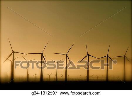 Stock Photo - California Power Dawn. Fotosearch