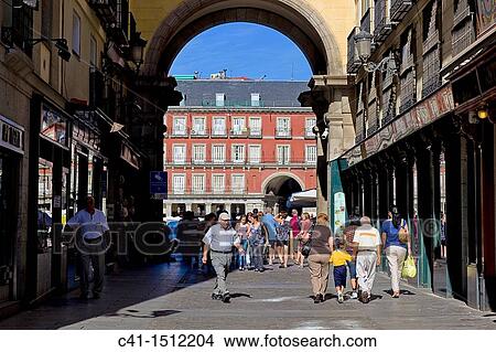 Picture - Calle de Postas, Madrid, Spain. Fotosearch