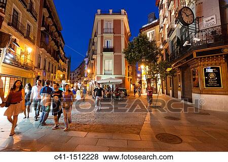 Calle de Postas Madrid, Spain View Large Photo Image Stock Photo - Calle de Postas Madrid, Spain. Fotosearch