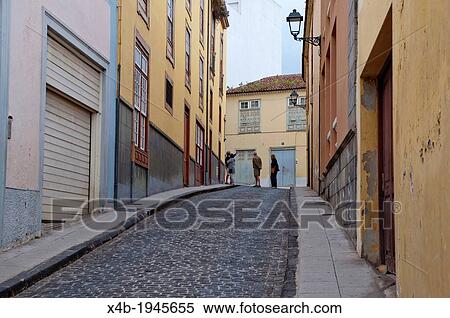 Calle los Alfombristas street La Orotava town Tenerife the Canary Islands Spain Europe. View Large Photo Image Stock Photography - Calle los Alfombristas street La Orotava town Tenerife the Canary Islands Spain Europe.. Fotosearch