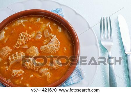 Callos a la Madrilea, close view. Madrid, Spain. View Large Photo Image Stock Image - Callos a la Madrilea, close view. Madrid, Spain.. Fotosearch