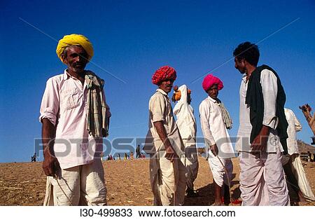 Stock Image - Camel fair, Pushkar. Rajasthan, India. Fotosearch