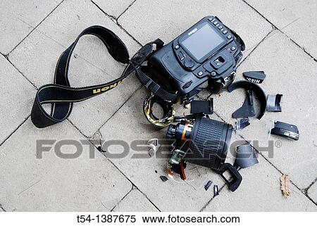 Stock Photography - Camera damage. Fotosearch