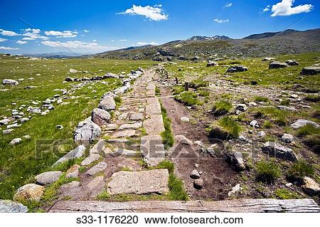 Camino de la Laguna Grande, Sierra de Gredos,? vila province, Castile-Leon, Spain View Large Photo Image Stock Image - Camino de la Laguna Grande, Sierra de Gredos,? vila province, Castile-Leon, Spain. Fotosearch