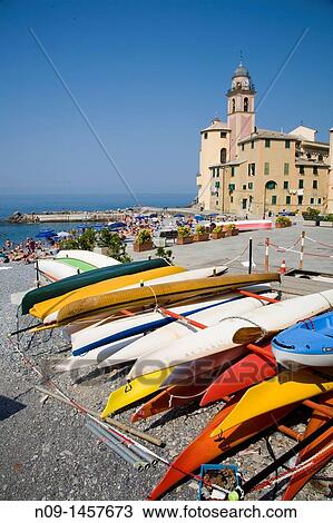 Stock Image - Camogli, Liguria.. Fotosearch