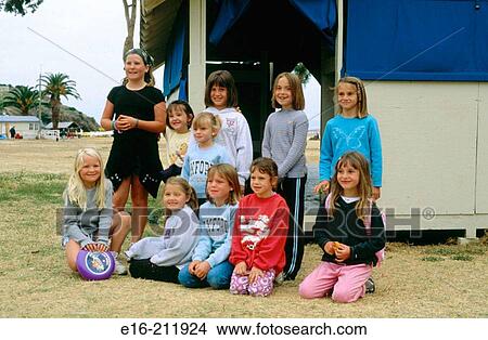 camp girls View Large Photo Image Picture - camp girls. Fotosearch