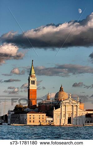 Campanili and cathedral, San Giorgio Maggiore Island, Venice, Veneto, Italy View Large Photo Image Stock Image - Campanili and cathedral, San Giorgio Maggiore Island, Venice, Veneto, Italy. Fotosearch