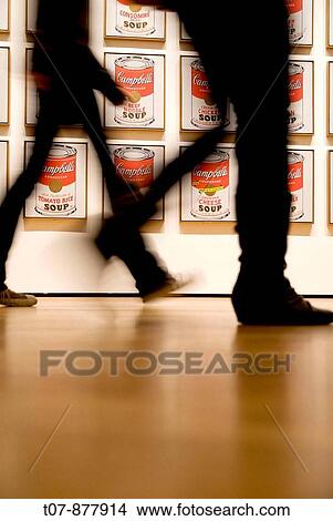 Campbell's Soup Cans by Andy Warhol, 1962, MOMA, Museum of Modern Art, New York City View Large Photo Image Picture - Campbell's Soup Cans by Andy Warhol, 1962, MOMA, Museum of Modern Art, New York City. Fotosearch