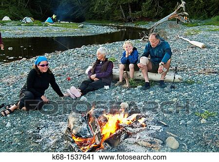 campers by a camp fire on Nootka Island, BC, Canada View Large Photo Image Stock Image - campers by a camp fire on Nootka Island, BC, Canada. Fotosearch