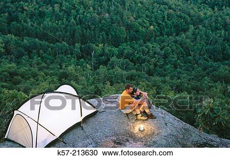 Camping View Large Photo Image Stock Image - Camping. Fotosearch