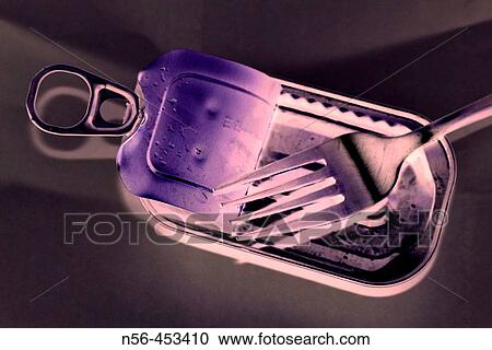 Can and fork View Large Photo Image Stock Image - Can and fork. Fotosearch