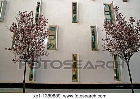 Stock Photo - Can Travi apartments, 2009, architect: Sergi Serrat, Barcelona, Catalonia, Spain.. Fotosearch