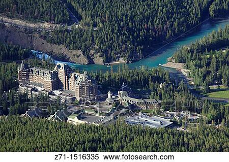Canada, Alberta, Banff National Park, Banff Springs Hotel. View Large Photo Image Stock Photography - Canada, Alberta, Banff National Park, Banff Springs Hotel.. Fotosearch