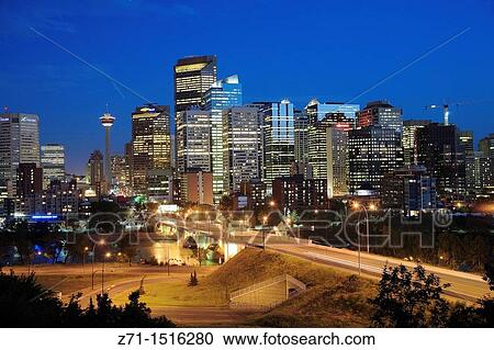Canada, Alberta, Calgary, skyline View Large Photo Image Stock Image - Canada, Alberta, Calgary, skyline. Fotosearch