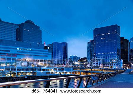 Canada, British Columbia, Vancouver, Canada Place, dawn View Large Photo Image Stock Image - Canada, British Columbia, Vancouver, Canada Place, dawn. Fotosearch