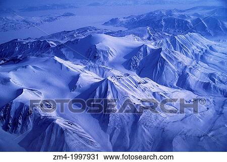 CANADA, NUNAVUT, ELLESMERE ISLAND AERIAL VIEW. View Large Photo Image Stock Image - CANADA, NUNAVUT, ELLESMERE ISLAND AERIAL VIEW.. Fotosearch