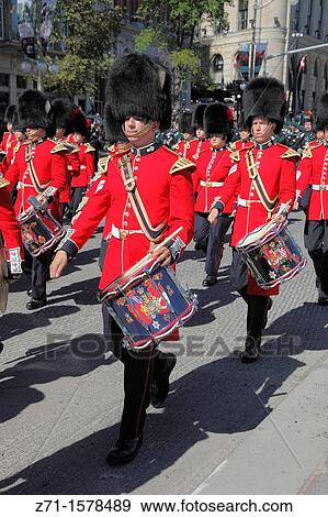 Stock Photo - Canada, Ontario, Ottawa, Canadian Forces Ceremonial Guard,. Fotosearch