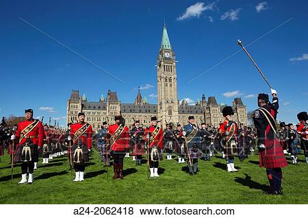 Canada, Ottawa City, Parliament Hill, Parliament Bldg. Central Block, Parade. View Large Photo Image Stock Photo - Canada, Ottawa City, Parliament Hill, Parliament Bldg. Central Block, Parade.. Fotosearch