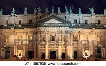 Canada, Quebec, Montreal, Marie Reine du Monde Basilica, View Large Photo Image Stock Photograph - Canada, Quebec, Montreal, Marie Reine du Monde Basilica,. Fotosearch