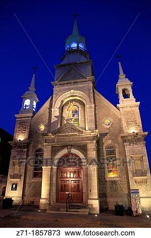 Stock Image - Canada, Quebec, Montreal, Notre-Dame-de Bon-Secours, chapel,. Fotosearch