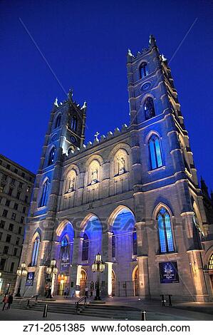 Canada, Quebec, Montreal, Place d'Armes, Notre-Dame church,. View Large Photo Image Stock Photography - Canada, Quebec, Montreal, Place d'Armes, Notre-Dame church,.. Fotosearch