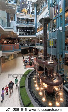 Canada, Quebec, Montreal, Place Montreal Trust, shopping mall,. View Large Photo Image Stock Photography - Canada, Quebec, Montreal, Place Montreal Trust, shopping mall,.. Fotosearch