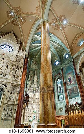 Canada, Quebec, Montreal St Patricks Cathedral interior View Large Photo Image Stock Image - Canada, Quebec, Montreal St Patricks Cathedral interior. Fotosearch