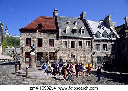Picture - CANADA, QUEBEC, QUEBEC CITY, PLACE-ROYALE DISTRICT.. Fotosearch