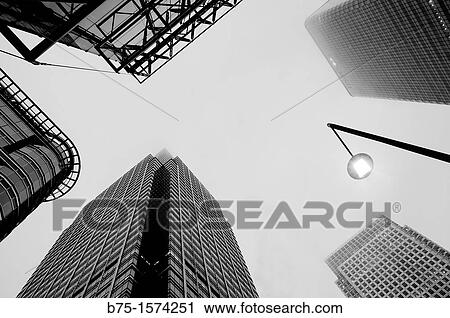 Stock Image - Canada Square, London, Docklands, Canary Wharf, England, UK. Fotosearch