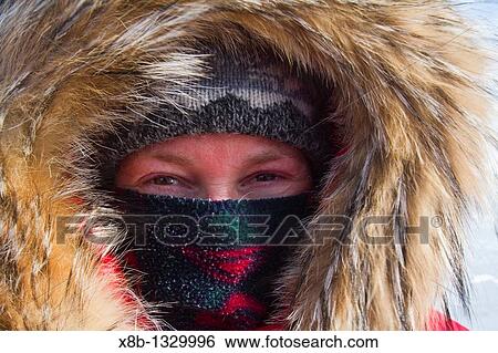 Canadian photographer Marianne Pucheu in Arctic clothing near her home in Yellowknife, Northwest Territories, Canada View Large Photo Image Stock Photograph - Canadian photographer Marianne Pucheu in Arctic clothing near her home in Yellowknife, Northwest Territories, Canada. Fotosearch