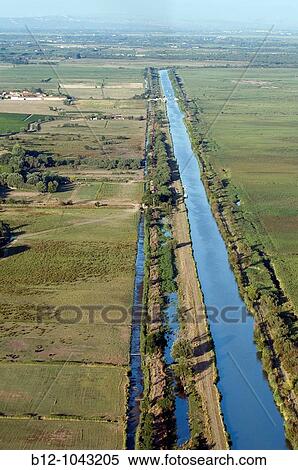 ? Canal du Rh? ne? S? te? (Canal from the Rh? ne to S? te), Petite Camargue, Gard, Languedoc-Roussillon, France View Large Photo Image Stock Photography - ? Canal du Rh? ne? S? te? (Canal from the Rh? ne to S? te), Petite Camargue, Gard, Languedoc-Roussillon, France. Fotosearch