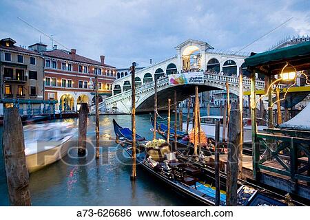 Canal Grande. The Ponte (bridge) di Rialto. Venice. Italy View Large Photo Image Stock Photograph - Canal Grande. The Ponte (bridge) di Rialto. Venice. Italy. Fotosearch