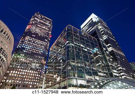 Stock Photo - canary wharf, london, england, uk, europe,. Fotosearch
