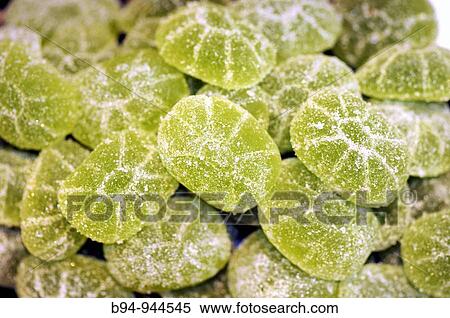 Stock Photography - Candies in La Boqueria market, Barcelona. Catalonia, Spain. Fotosearch