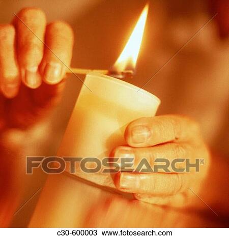 Stock Image - Candle. Fotosearch