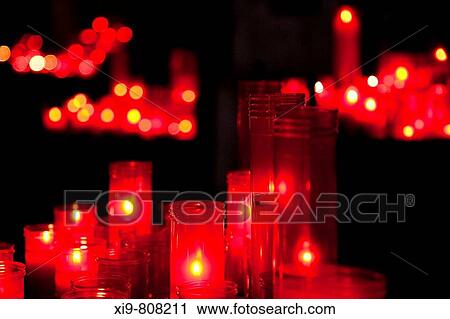 Candles in the church of Santa Maria del Mar, Barcelona. Catalonia, Spain View Large Photo Image Stock Image - Candles in the church of Santa Maria del Mar, Barcelona. Catalonia, Spain. Fotosearch