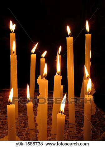 Candles View Large Photo Image Stock Photo - Candles. Fotosearch