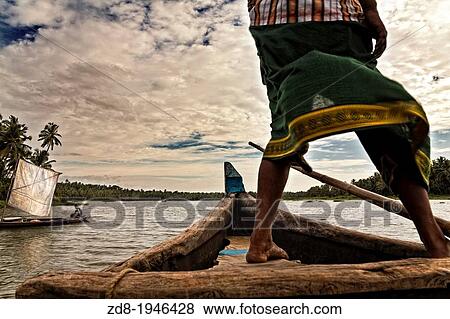 canoe in tiurur. india. View Large Photo Image Stock Photo - canoe in tiurur. india.. Fotosearch