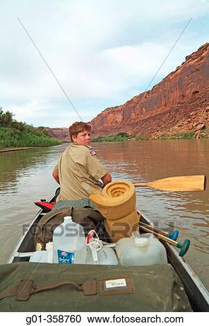 Canoe trip down the Green River in Utah, USA View Large Photo Image Stock Image - Canoe trip down the Green River in Utah, USA. Fotosearch
