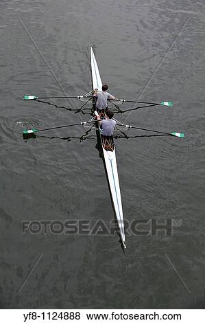 Canoes in the Meuse river Liege Belgium View Large Photo Image Stock Photo - Canoes in the Meuse river Liege Belgium. Fotosearch