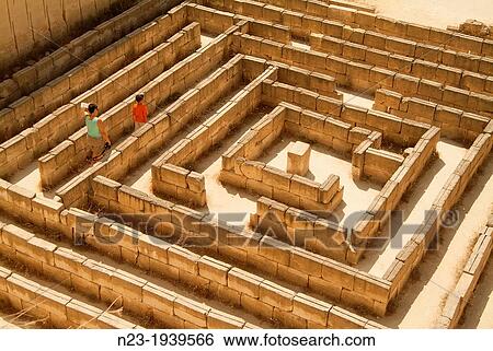 Stock Photograph - Canteras de S? Hostal S? Hostal Quarries. Minorca, Balearic Islands, Spain. Fotosearch
