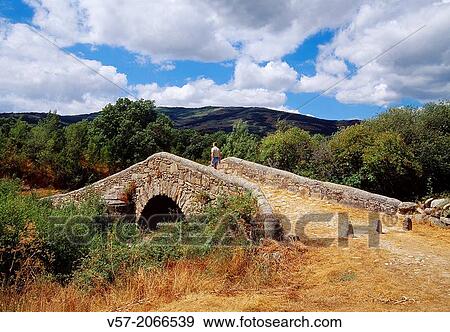 Canto bridge. Canencia, Madrid province, Spain. View Large Photo Image Stock Photo - Canto bridge. Canencia, Madrid province, Spain.. Fotosearch