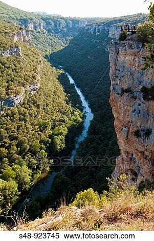 Canyon of the Ebro River. Burgos. Spain. View Large Photo Image Stock Photography - Canyon of the Ebro River. Burgos. Spain.. Fotosearch