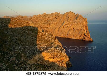 Cap de Catalunya, from the Mirador des Colomer, Pollenca, Mallorca Illes Balears Spain Tramuntana View Large Photo Image Stock Photography - Cap de Catalunya, from the Mirador des Colomer, Pollenca, Mallorca Illes Balears Spain Tramuntana. Fotosearch