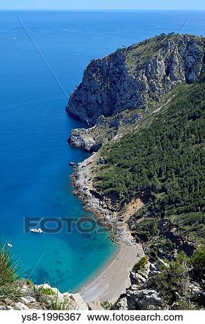 Cap de Menorca, Mediterranean Sea, Islands, Majorca, Spain. View Large Photo Image Stock Photo - Cap de Menorca, Mediterranean Sea, Islands, Majorca, Spain.. Fotosearch