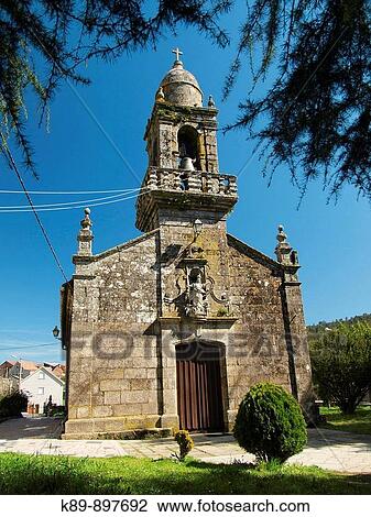 Stock Image - Capilla. Soutomaior. Pontevedra. Galicia. Espaa.. Fotosearch