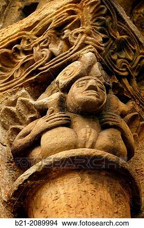 Capital, 12th century Romanesque Collegiate church of San Pedro de Cervatos (It was declared Bien de Inter's Cultural in 1895), Campoo de Enmedio, Way of St James, Cantabria, Spain View Large Photo Image Picture - Capital, 12th century Romanesque Collegiate church of San Pedro de Cervatos (It was declared Bien de Inter's Cultural in 1895), Campoo de Enmedio, Way of St James, Cantabria, Spain. Fotosearch